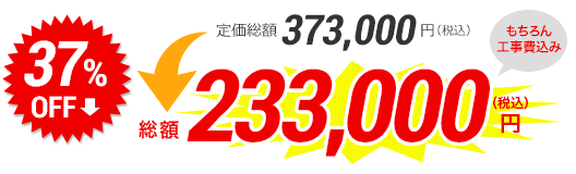 総額233,000円(税込)