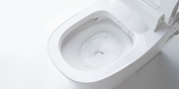 タンクレストイレの水流