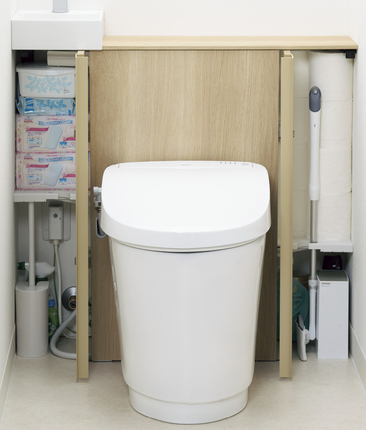 キャビネット付便器