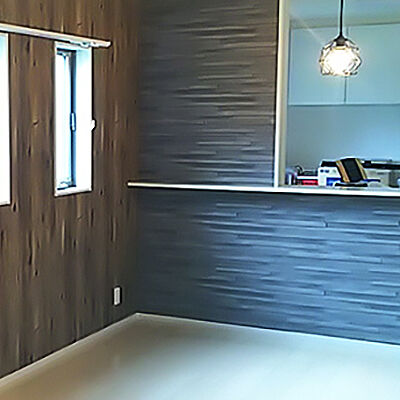 よりおしゃれな空間を求める方にお勧めなアクセントクロス 茨城県牛久市の定額リフォームならリノコ