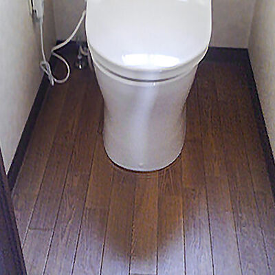 トイレは抗菌作用のあるクッションフロアがオススメ 京都府八幡市の定額リフォームならリノコ