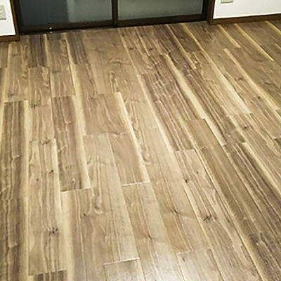 フローリングがたわんできたのでフロアタイルへ張り替え 山口県宇部市の定額リフォームならリノコ